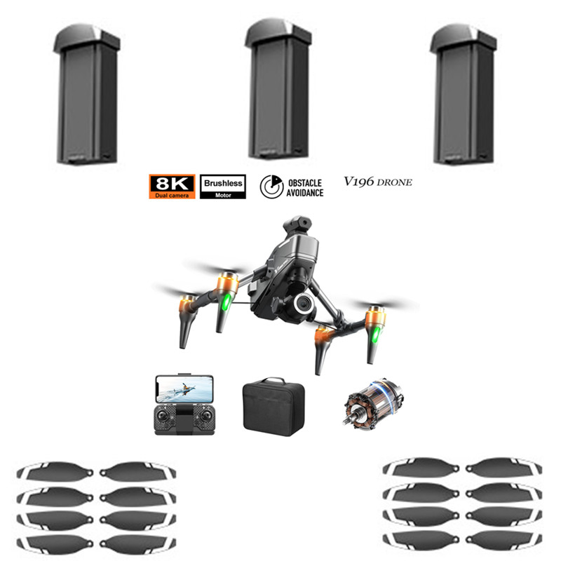 Drone V196 Rc - V196 Brushless Drone Battery 3.7V 1800Mah