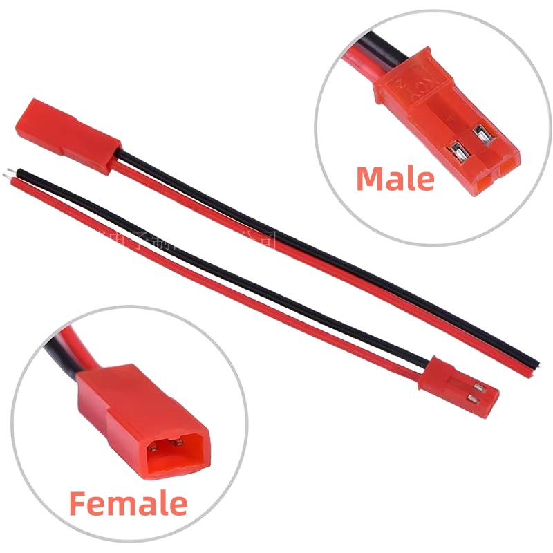 Drone Carrera Rc - 20pcs 10 Pairs JST 2P Connector
