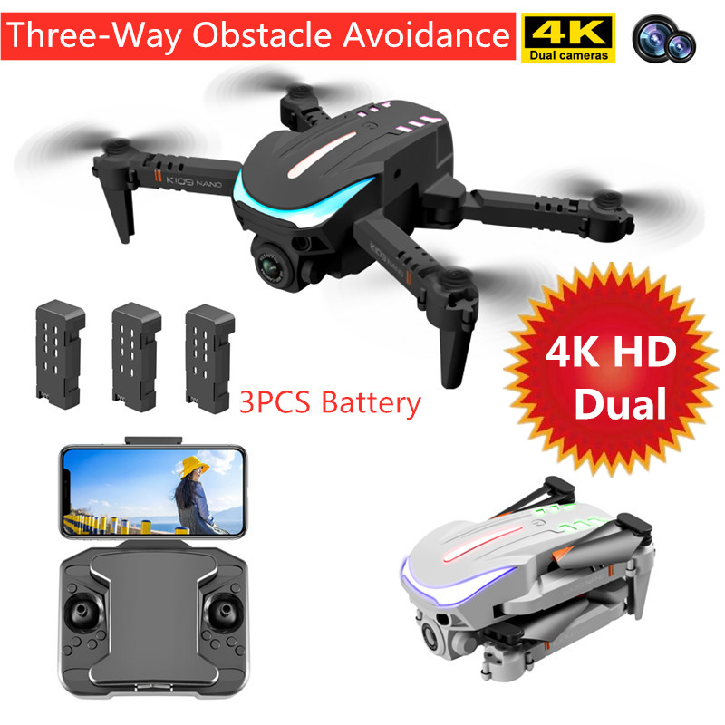Drone Smart Rc Foldable - Three-way Obstacle Avoidance Foldable Quadcopter 4K