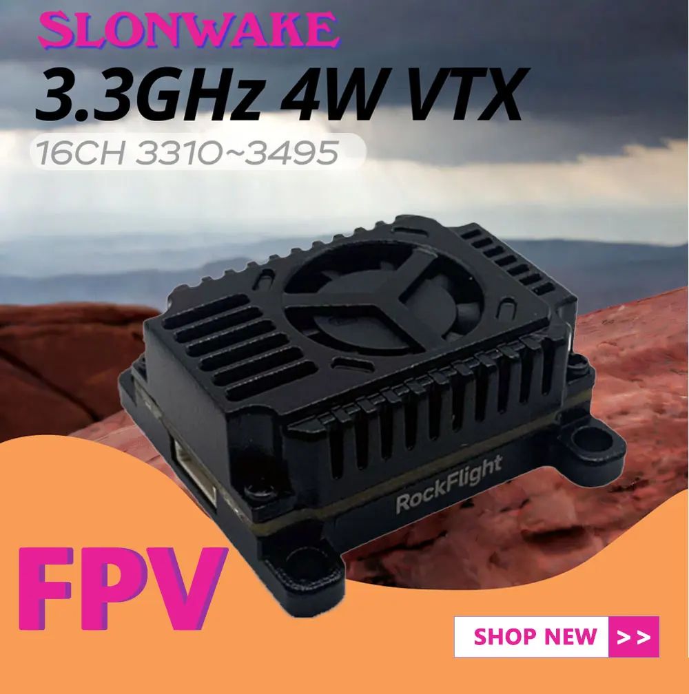 SLONWAKE FPV 3.3G 16CH 4000mW  - Drone Rc Remote Control review and price