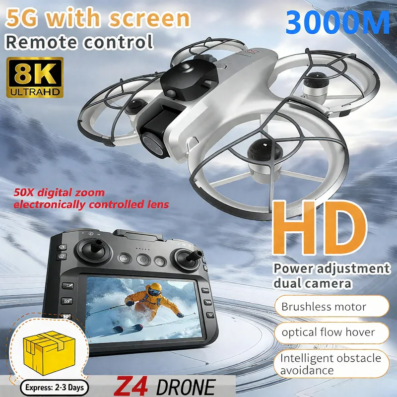 New MINI Z4 Drone 4K Professio - Drone Without Rc review and price