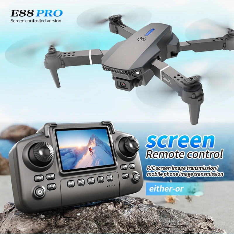 Professional E88 PRO Drone wit - Drone Without Rc review and price