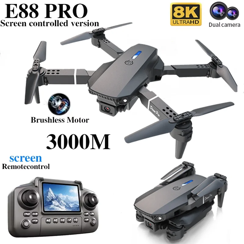 Professional E88 PRO Drone wit - Drone Without Rc review and price