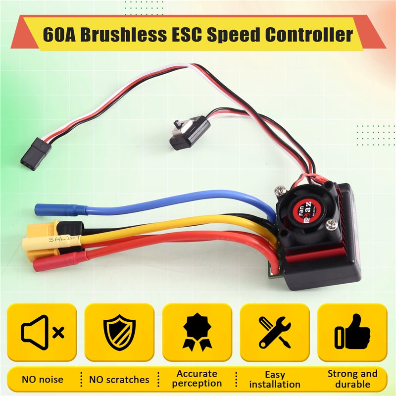 AINY-60A Brushless ESC Speed C - Rc Boat Brushless Motor review and price