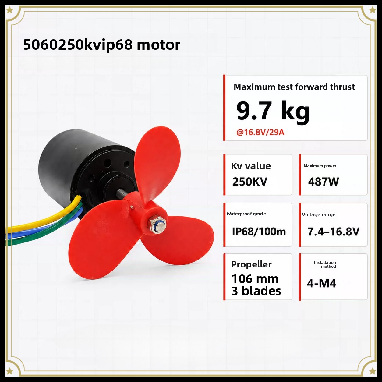 A5060 Waterproof Brushless Mot - Rc Boat Brushless Motor review and price