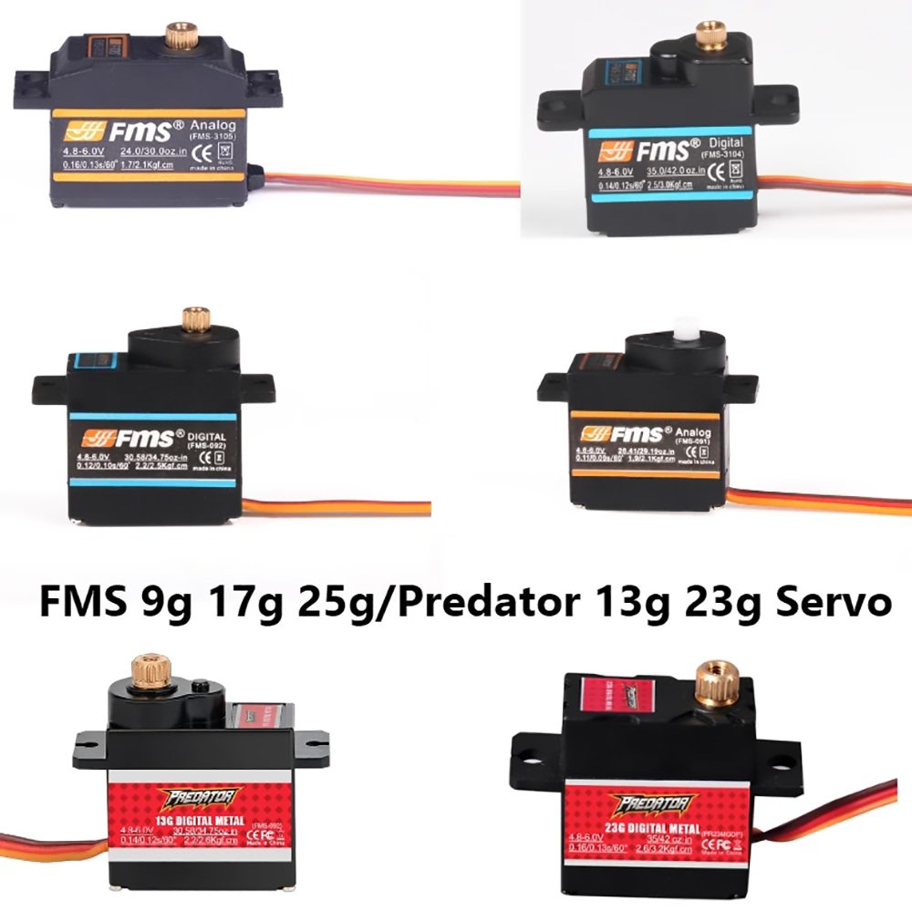 FMS Servo 9g 17g 25g 13g 23g P - Drone Avion Rc review and price