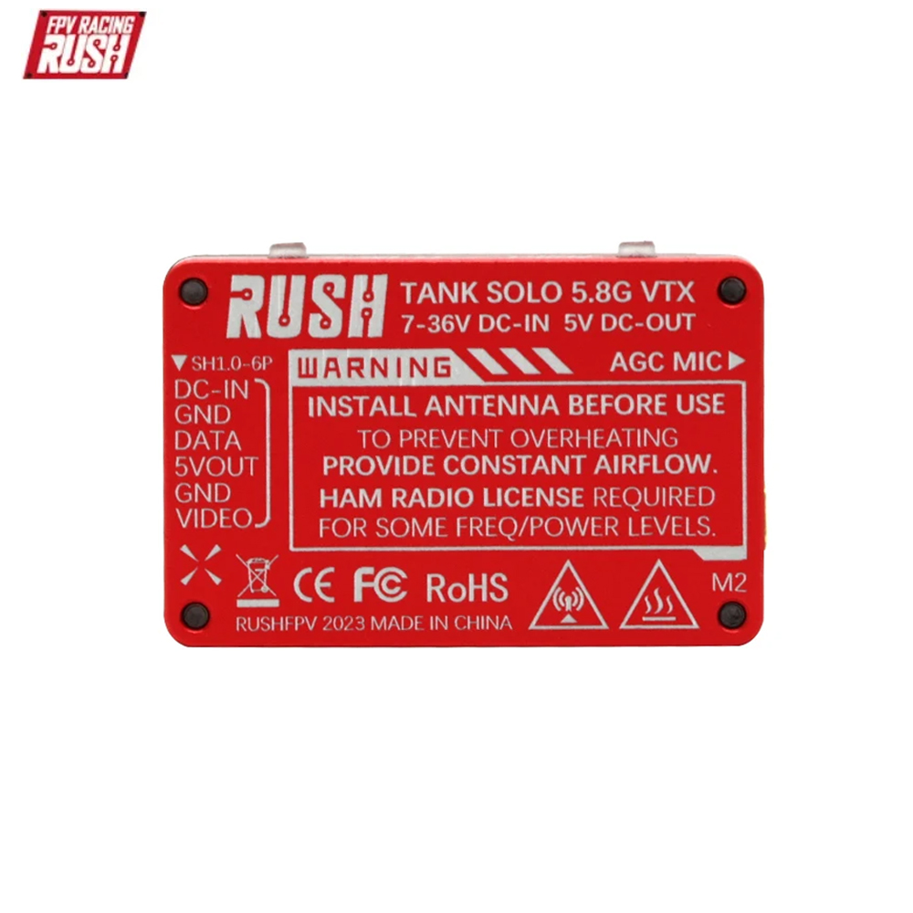 RUSHFPV Tank Solo VTX 5.8GHz 1 - Vtx Video Transmitter review and price