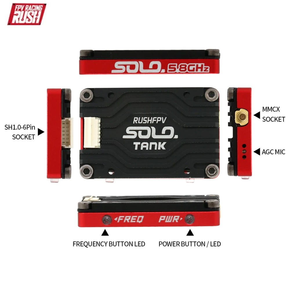 RUSHFPV Tank Solo VTX 5.8GHz 1 - Vtx Video Transmitter review and price