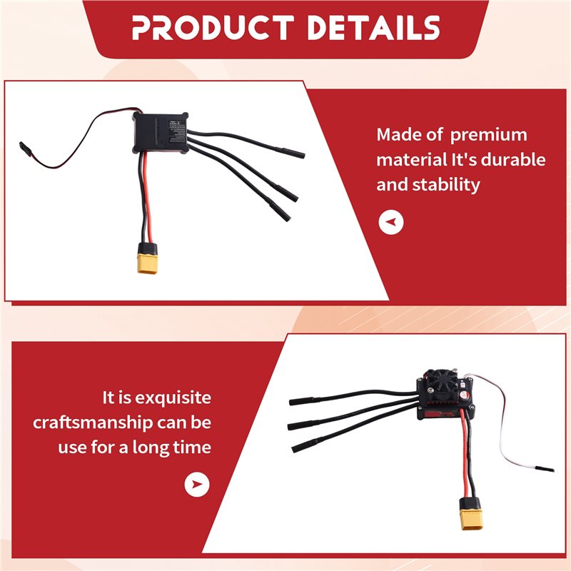 MACH-RC 75A Brushless ESC Elec - Rc Boat Brushless Motor review and price